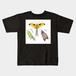 Bugs Trio colouring pencil and pen illustration Kids T-Shirt